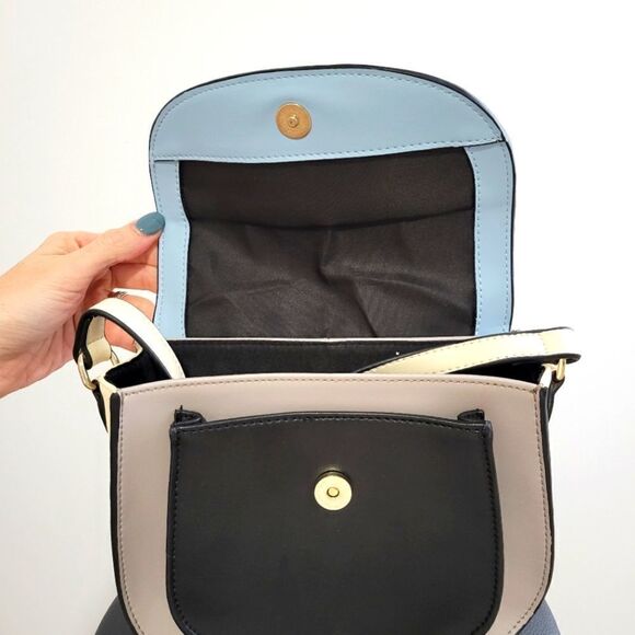 Colorblock Blue Purse - Picture 6 of 10